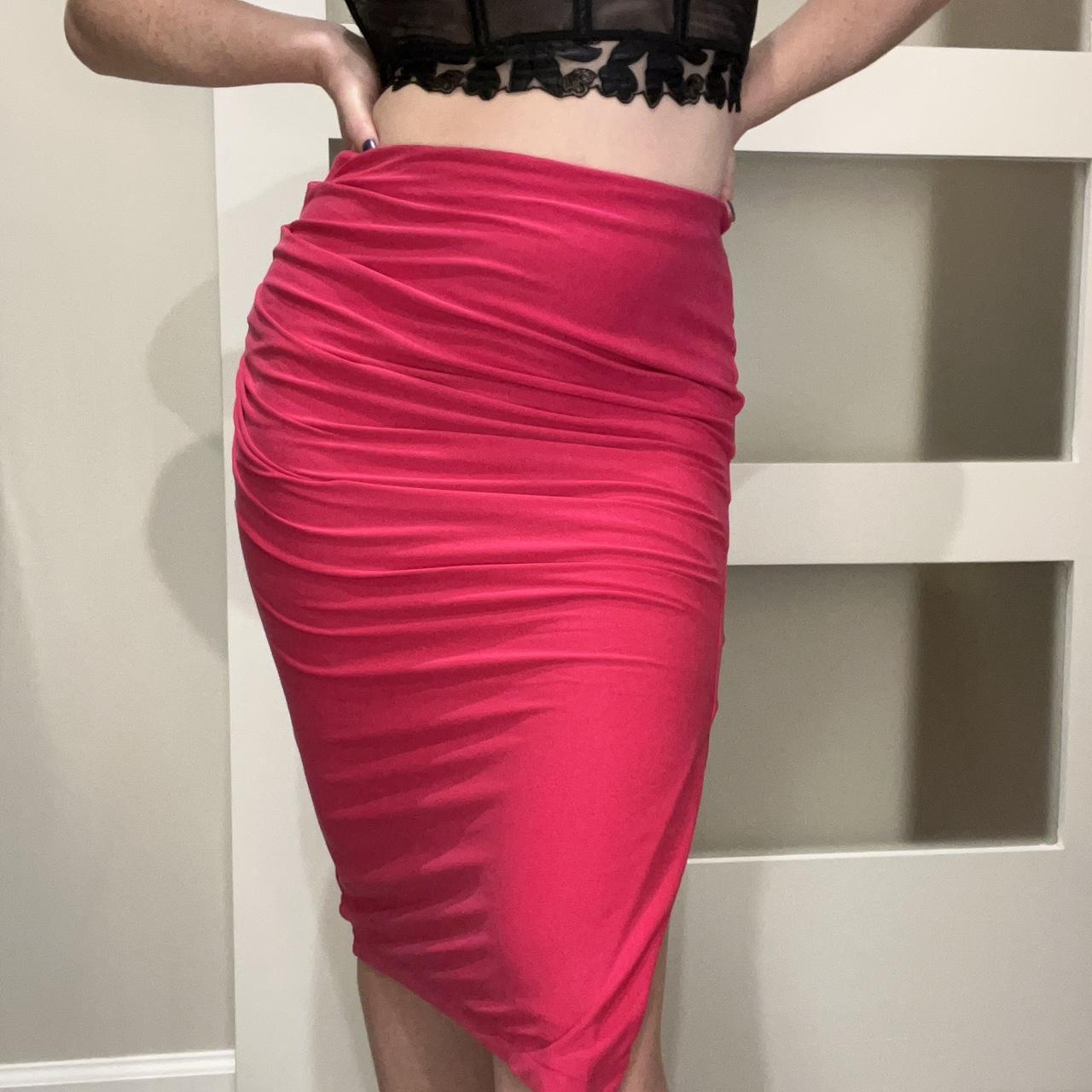 Express pink hotsell pencil skirt