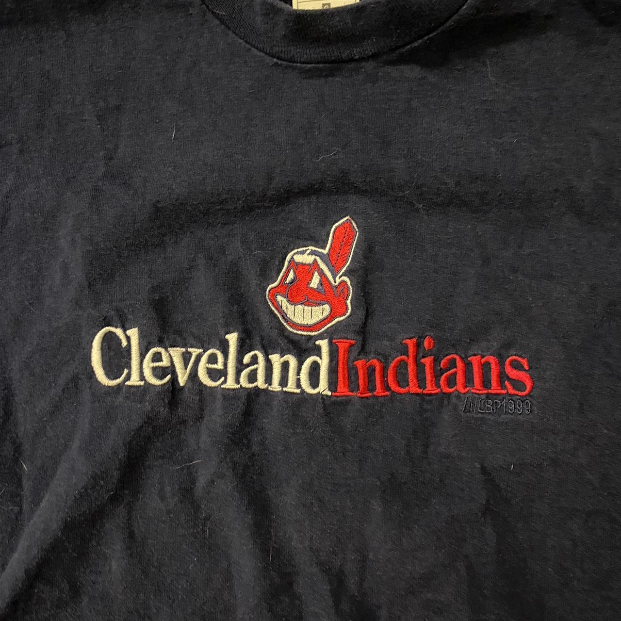 Vintage Cleveland Indians T Shirt AOP Size- Large - Depop