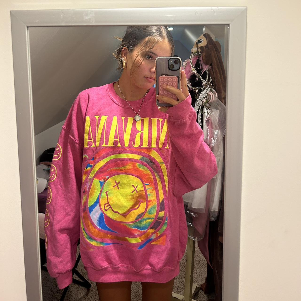 Nirvana Smiley Face Sweater Nirvana Nirvana Smiley Face Urban