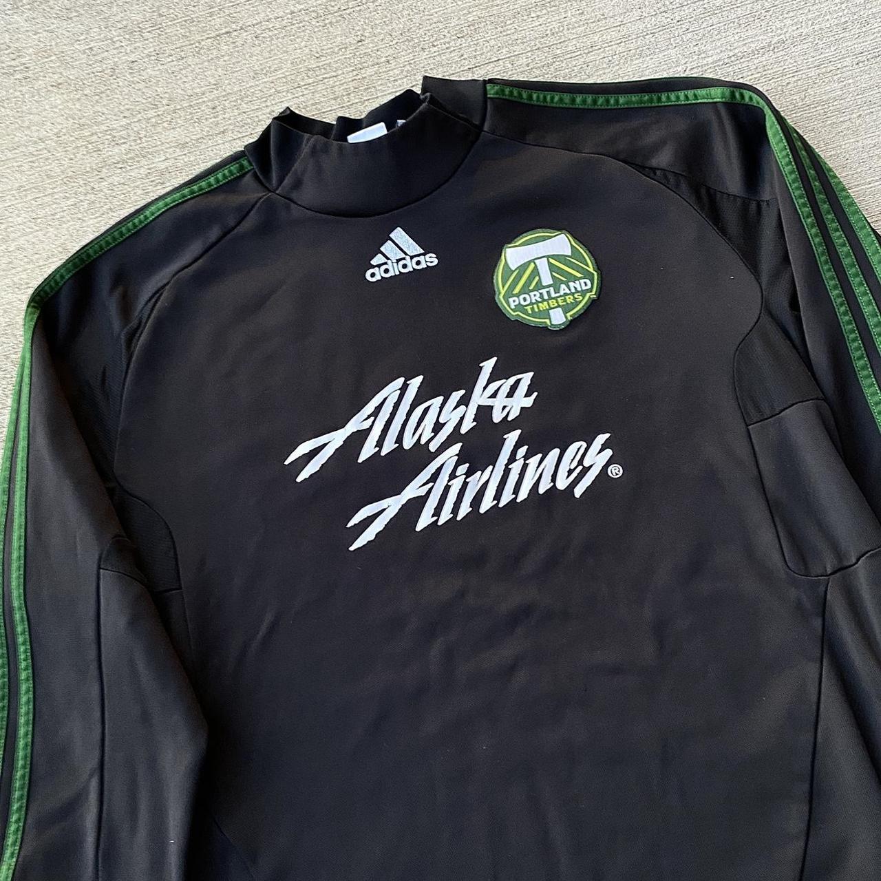 Men's Adidas Black/White Portland Timbers Sleeveless Training Jersey Size: Medium