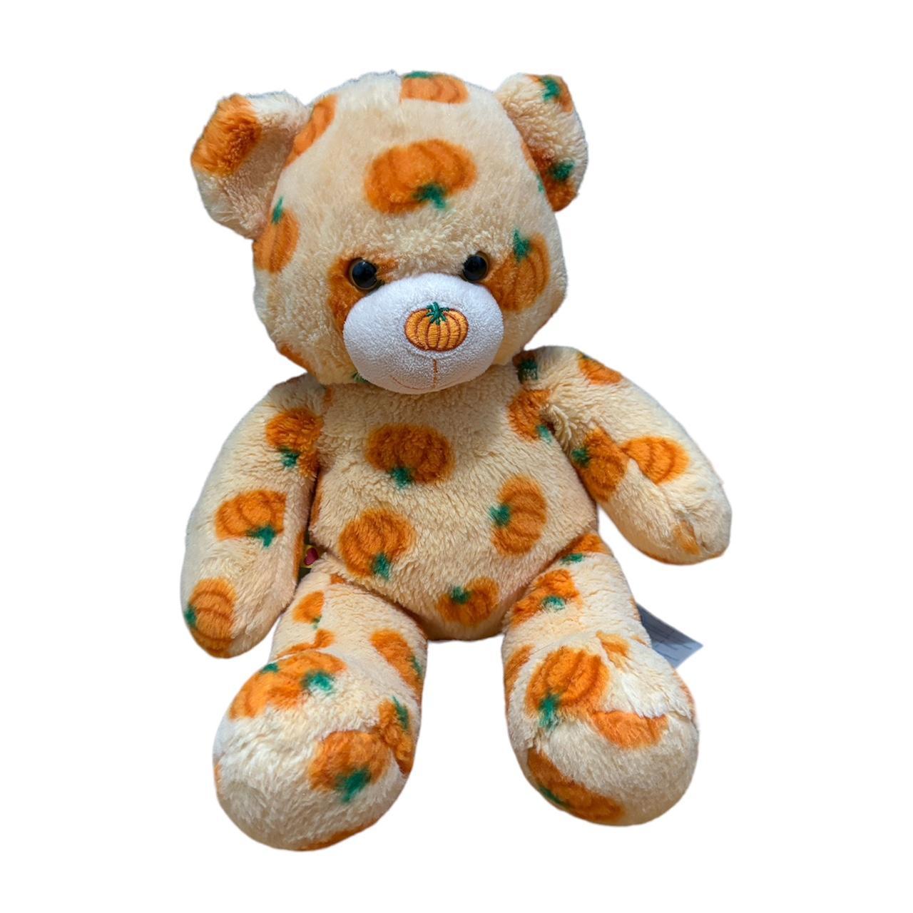 RARE 2012 retired Build-A-Bear Pumpkin Nose teddy | Depop