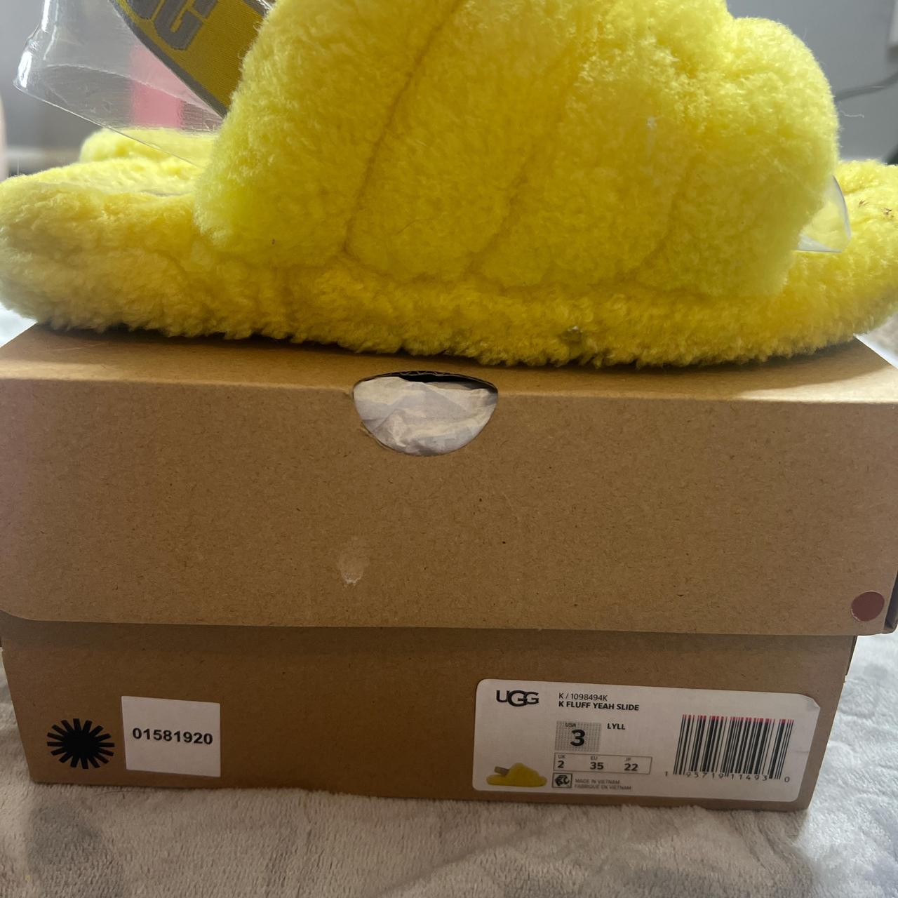 Yellow Baby Ugg Slide Neon Yellow Ugg Fluff Yeah Slide Yellow Baby