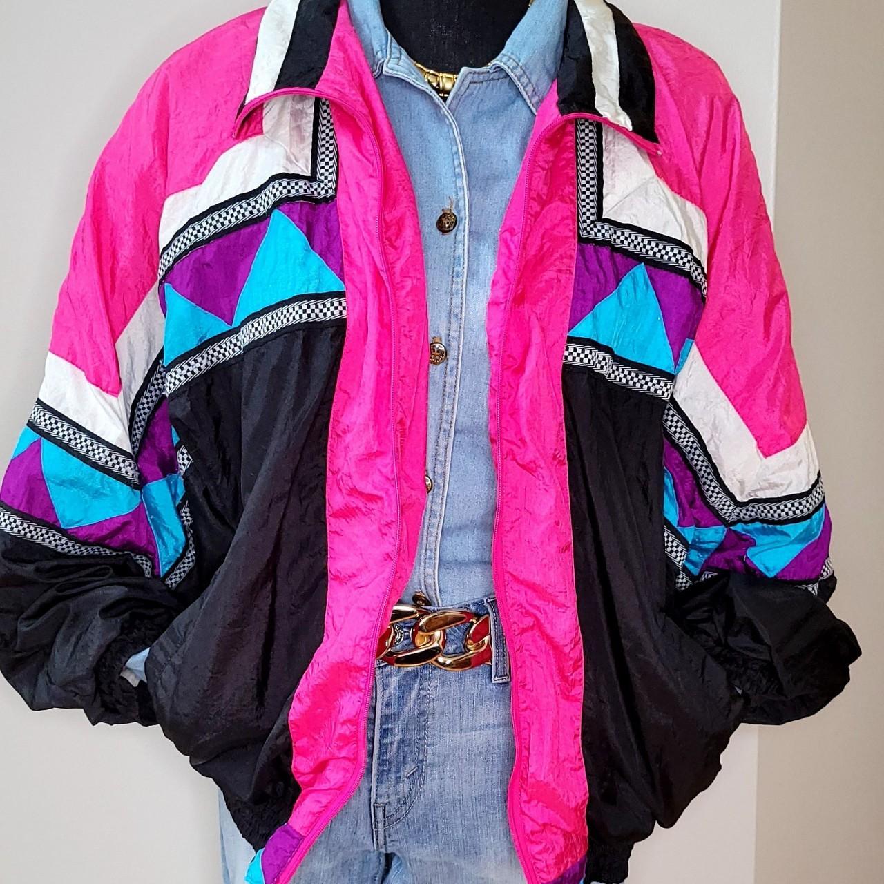 brand pink windbreaker