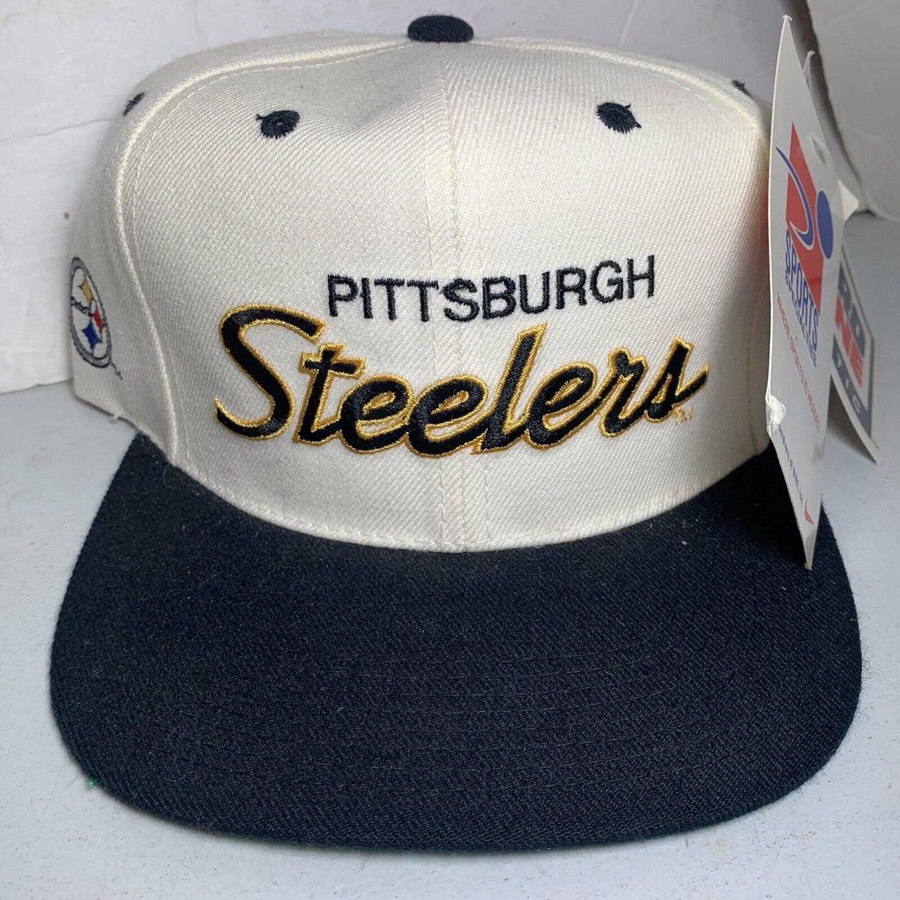 Vintage Pittsburgh Steelers Hat NFL Cap Snapback - Depop