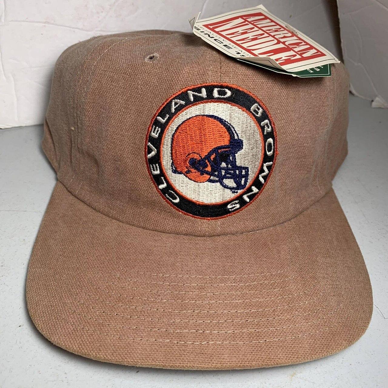 Vintage 90s Cleveland Browns NFL Football Snapback - Depop