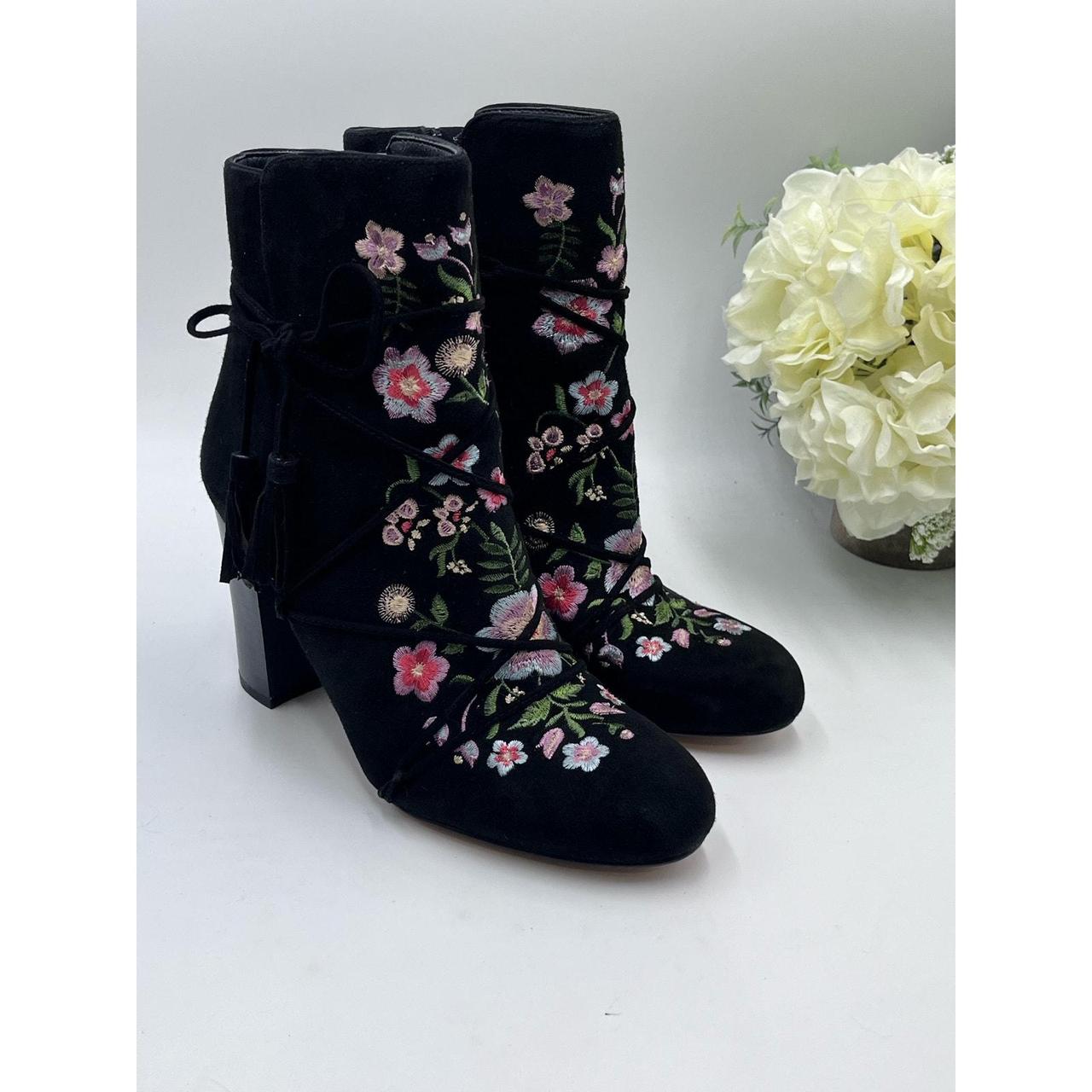 Popular Sam Edelman Girl's Suede Embroidered Boots