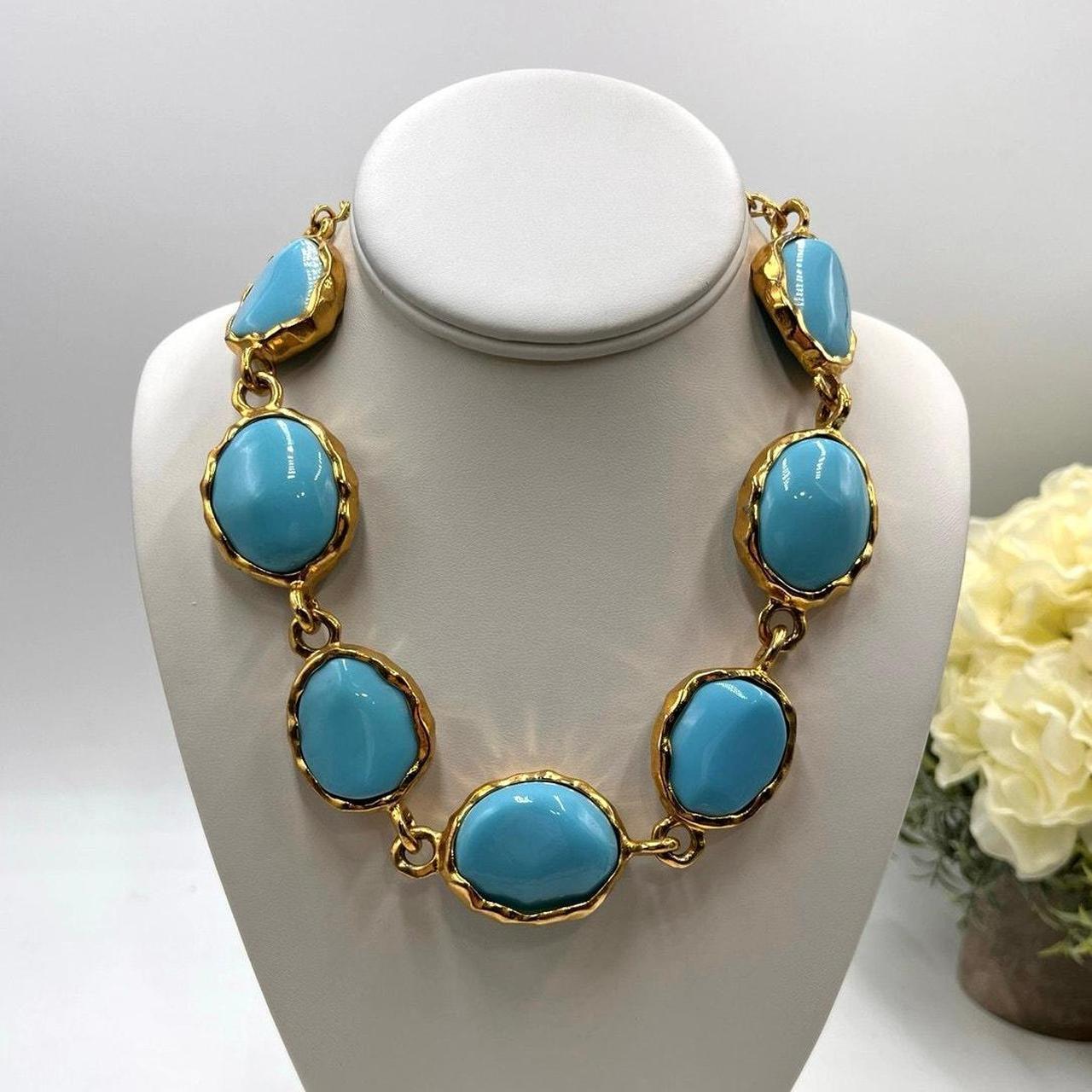 Kenneth Jay Lane Women's Jewelry - Blue/Gold – KE… - image 1