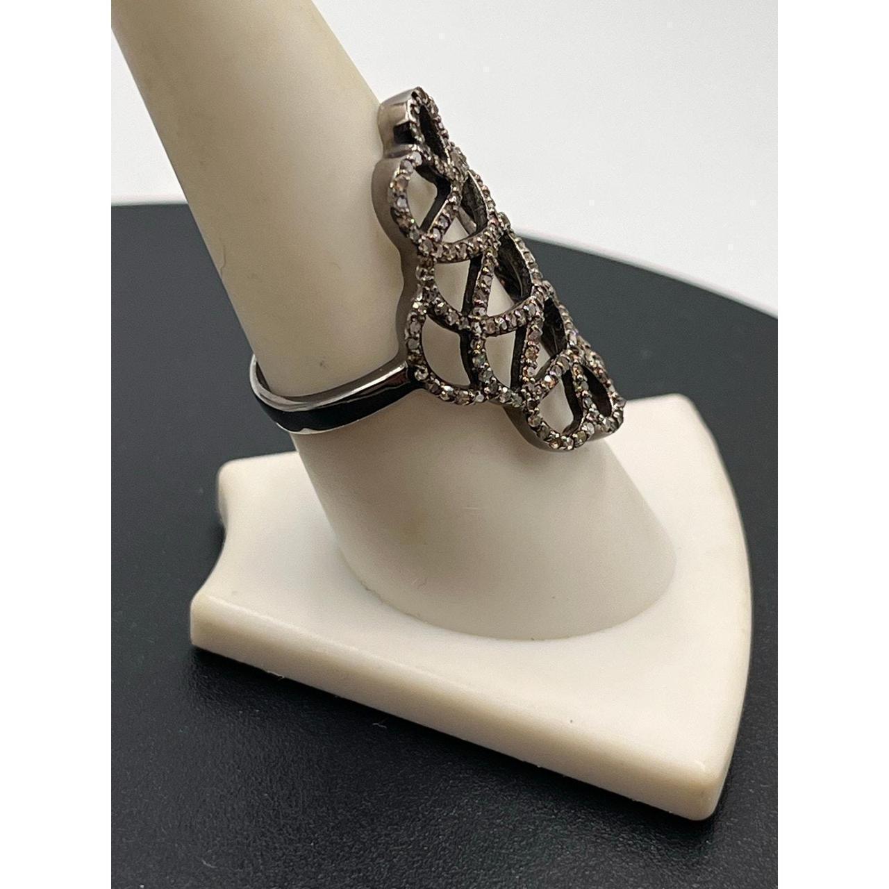 Source Unknown Women's Ring - Brown/Grey – Design… - image 2