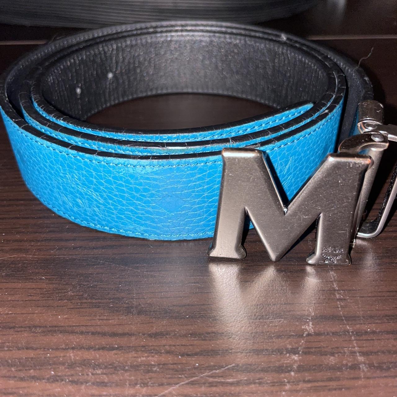 MCM deals Blue leather belt