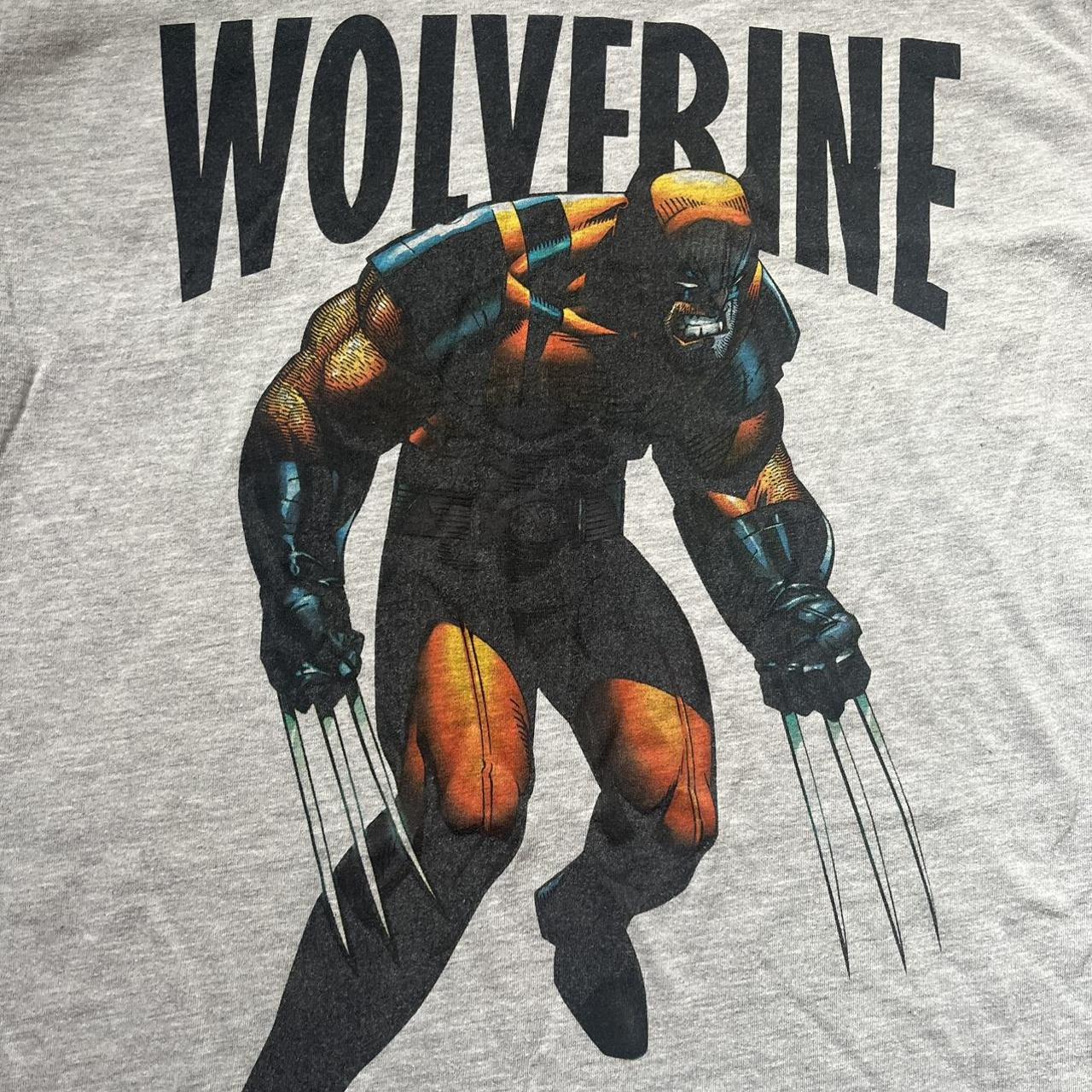 Marvel, wolverine T-shirt with a graphic print on... - Depop