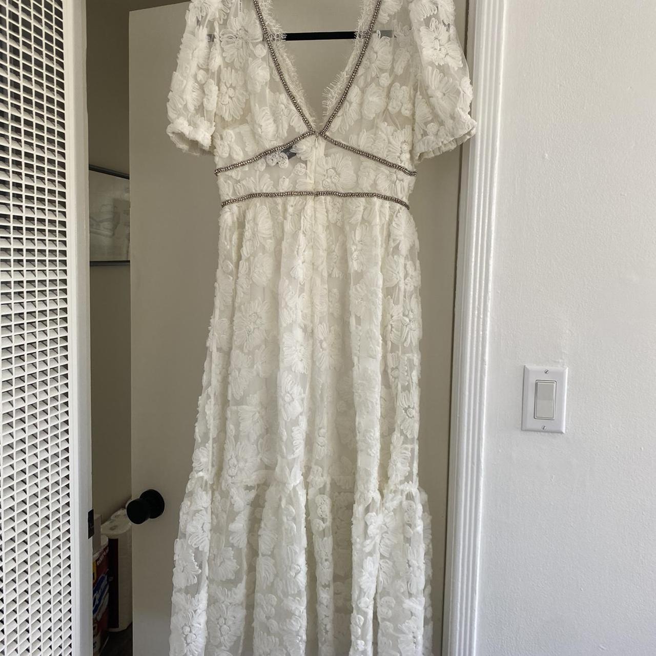 Self-portrait Women's White Dress | Depop