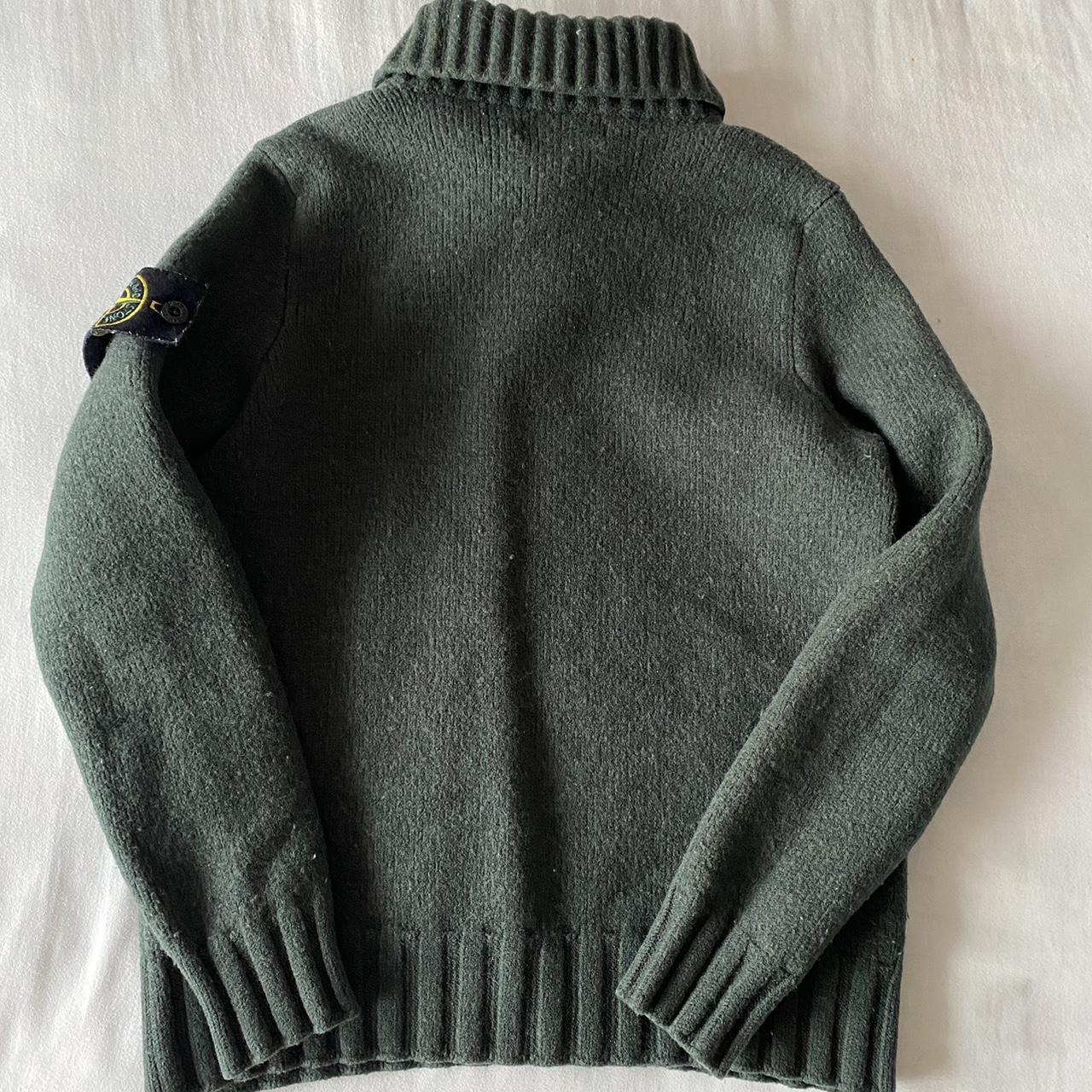 Khaki green stone hot sale island jumper