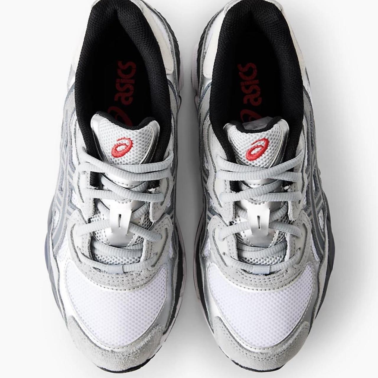 ASICS GEL-NYC White/steel Brand new! Size 5.5 in... - Depop