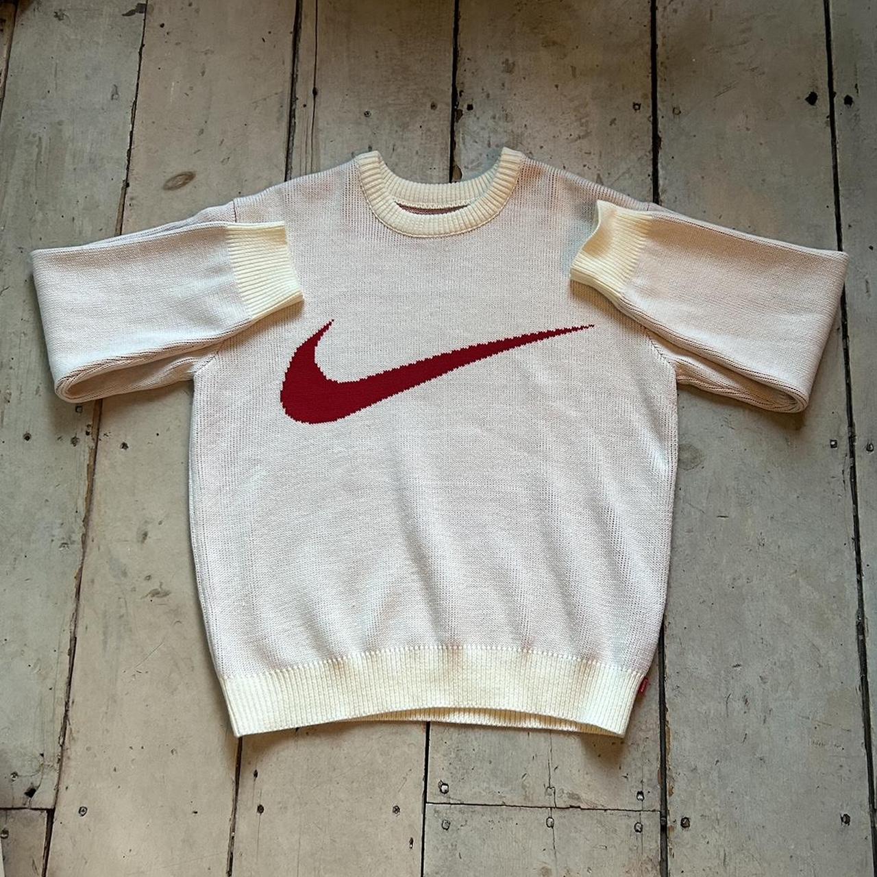 Supreme Nike Swoosh Sweater Purple