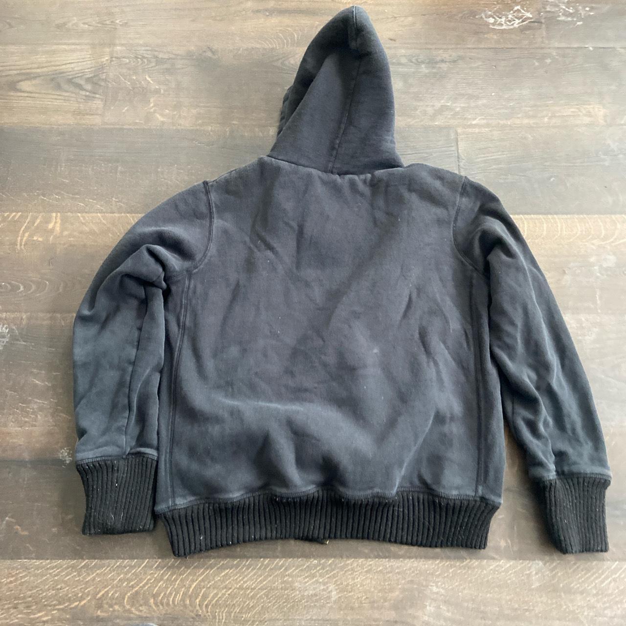 Men's Black and Grey Hoodie | Depop