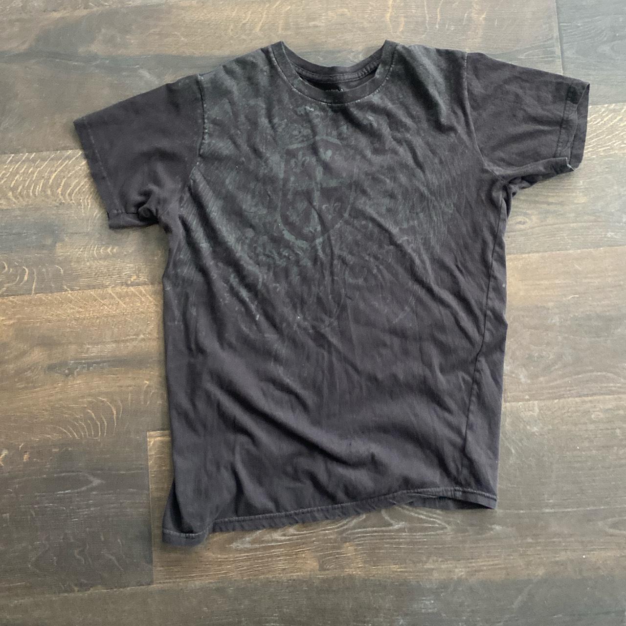 Men's Black and Grey T-shirt | Depop