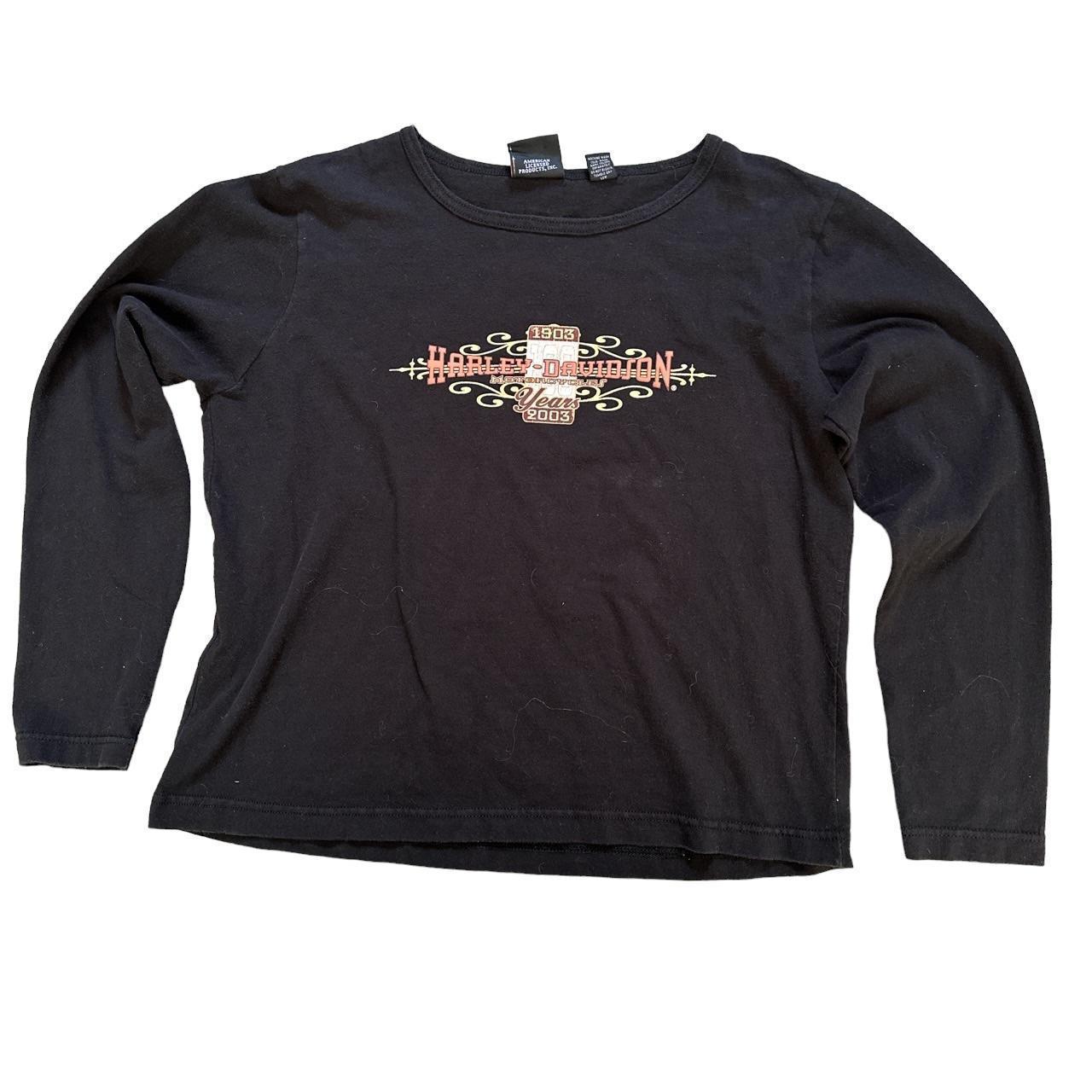 harley davidson crop top vintage