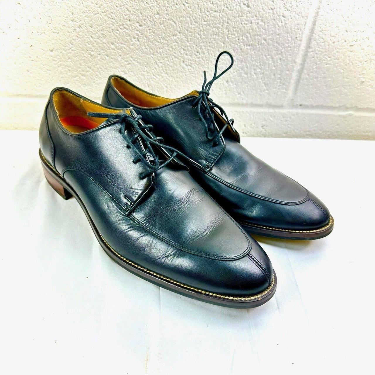 Cole Haan Lenox Hill Split Toe Oxford Black Leather... - Depop