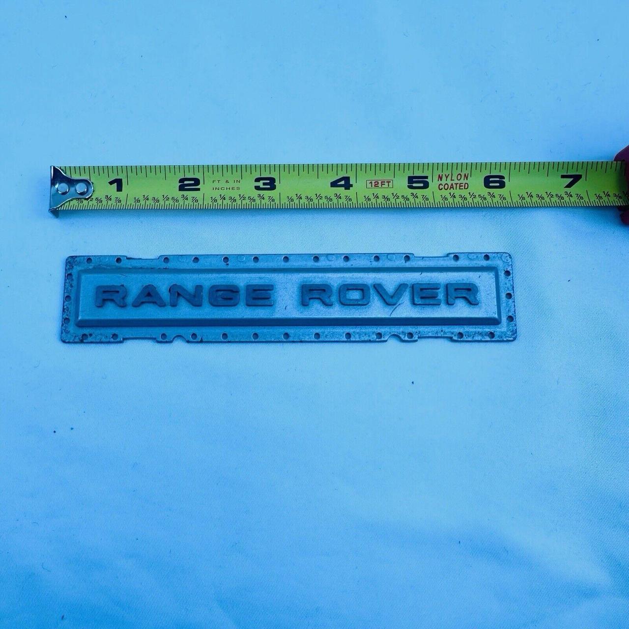Range Rover Plate, Metal Taken off original floor... | Depop