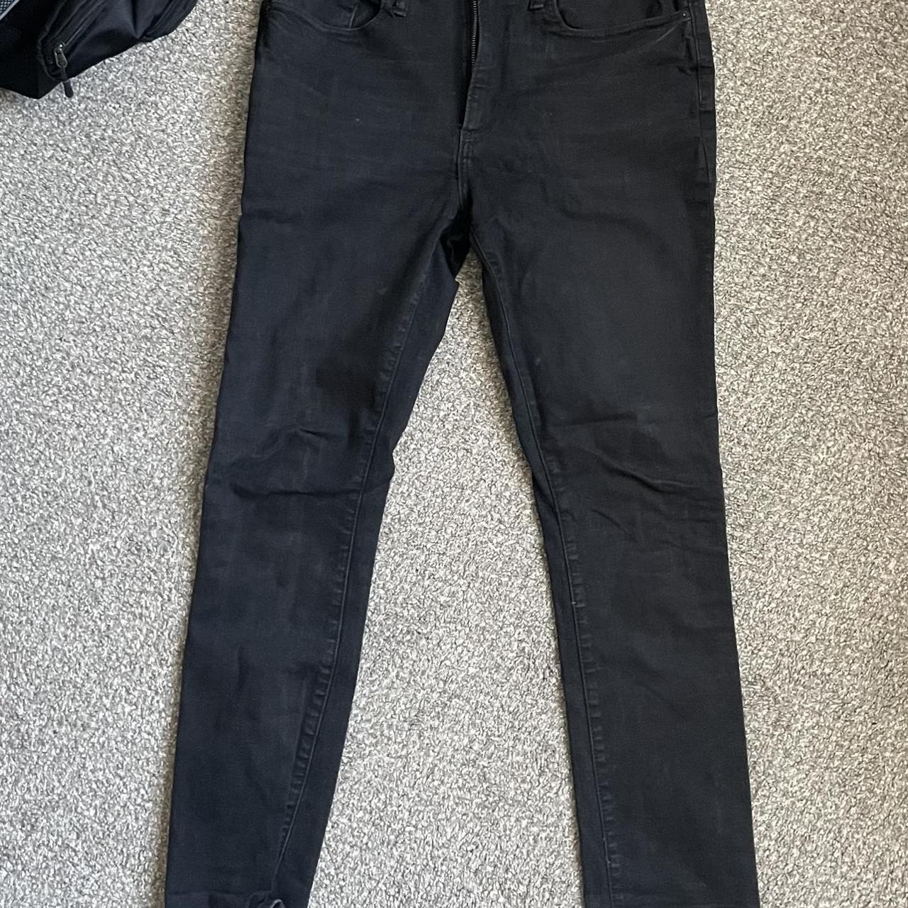 Gap skinny black denim 32x32 - Depop