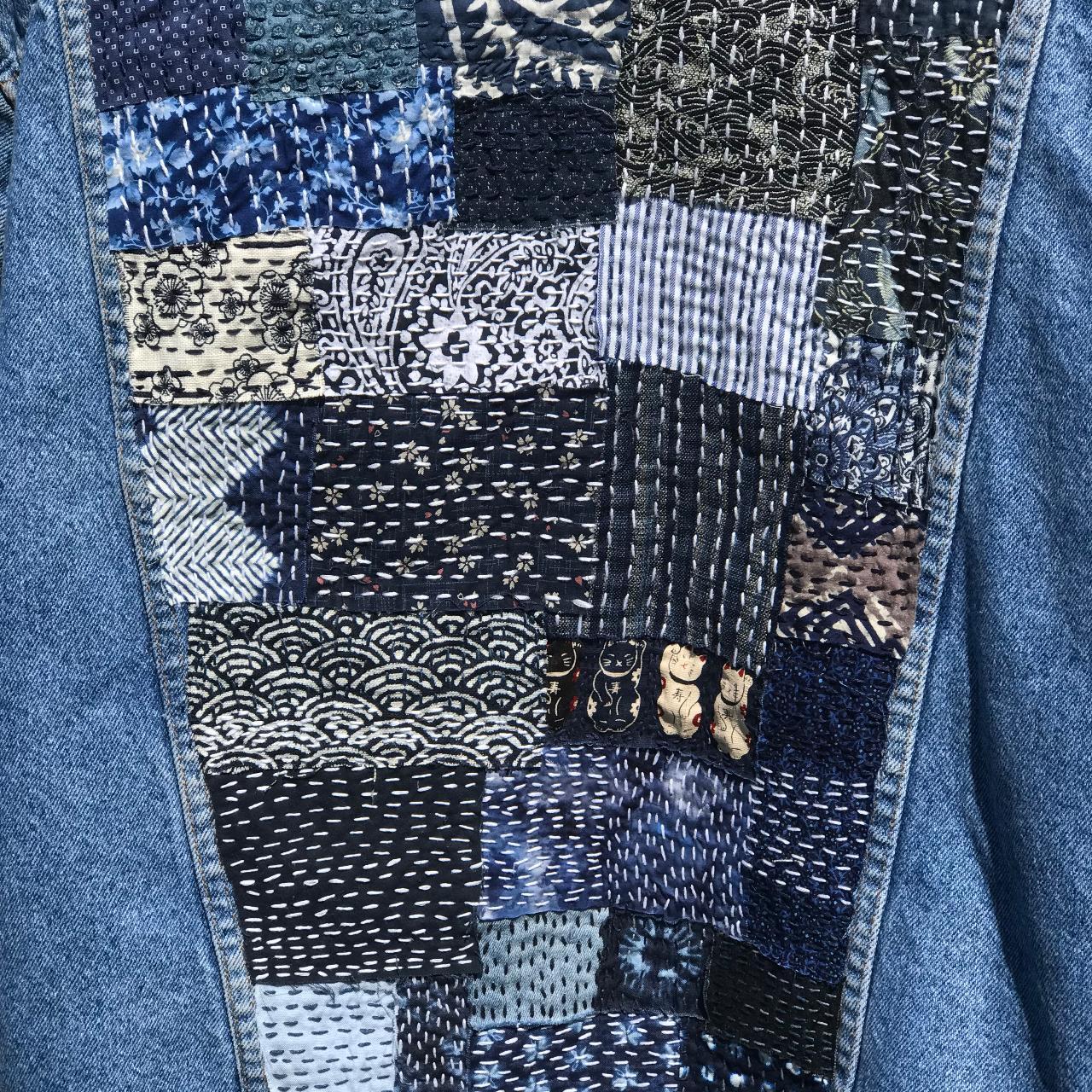 Japanese patchwork hot sale denim