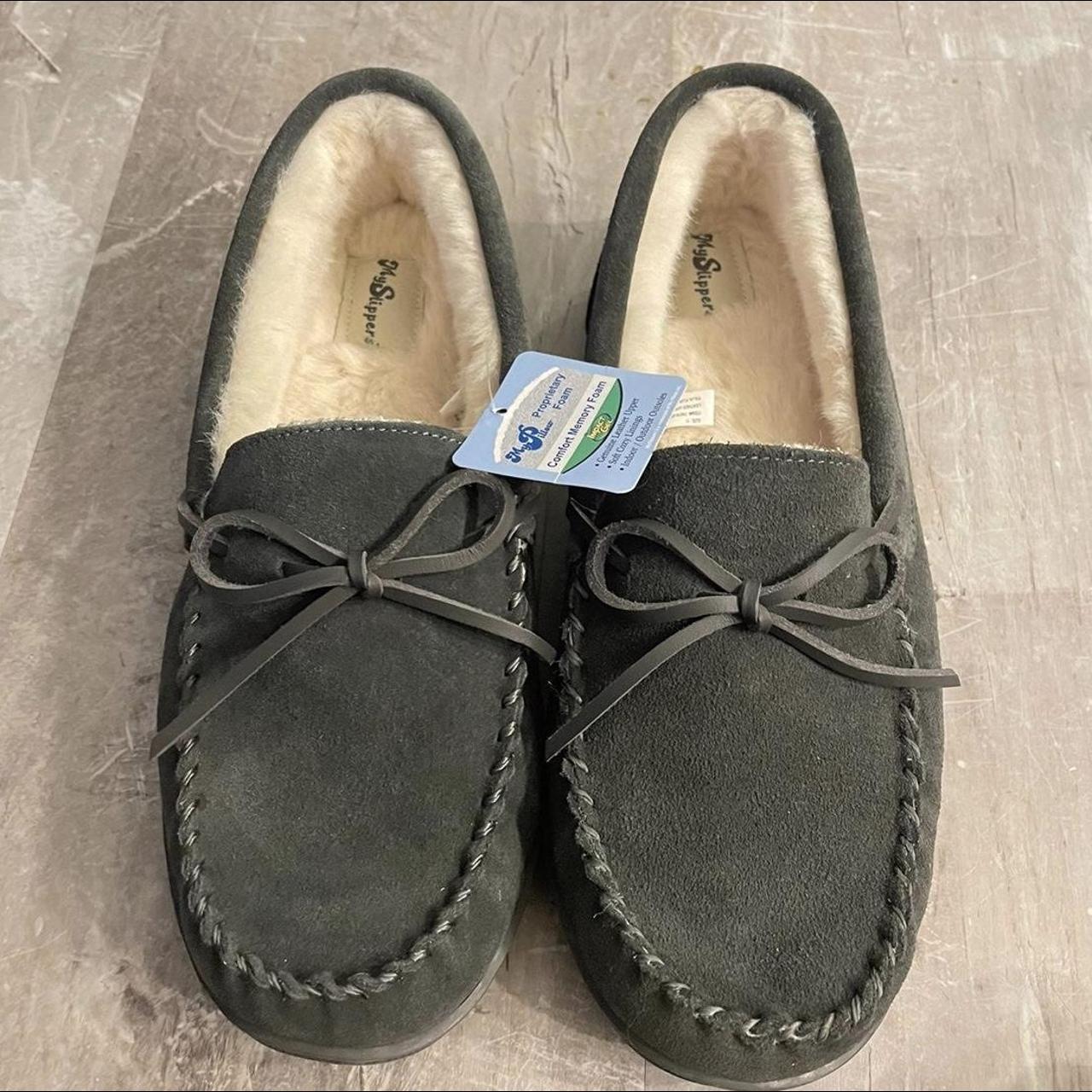 NWOB My pillow my slippers moccasins size 12 RETAIL... Depop