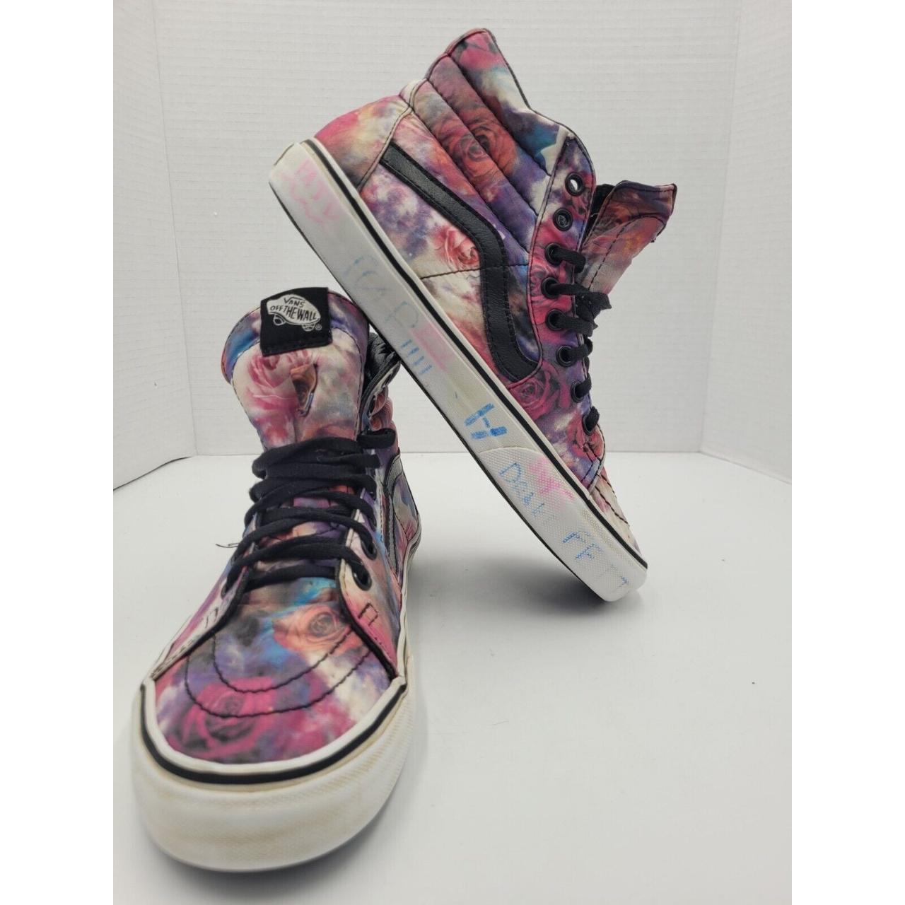 Vans floral sale high tops