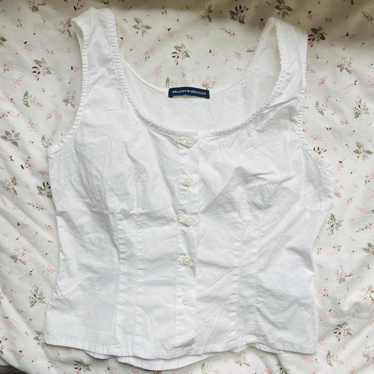 Brandy Melville button up, never worn! Size small... Depop
