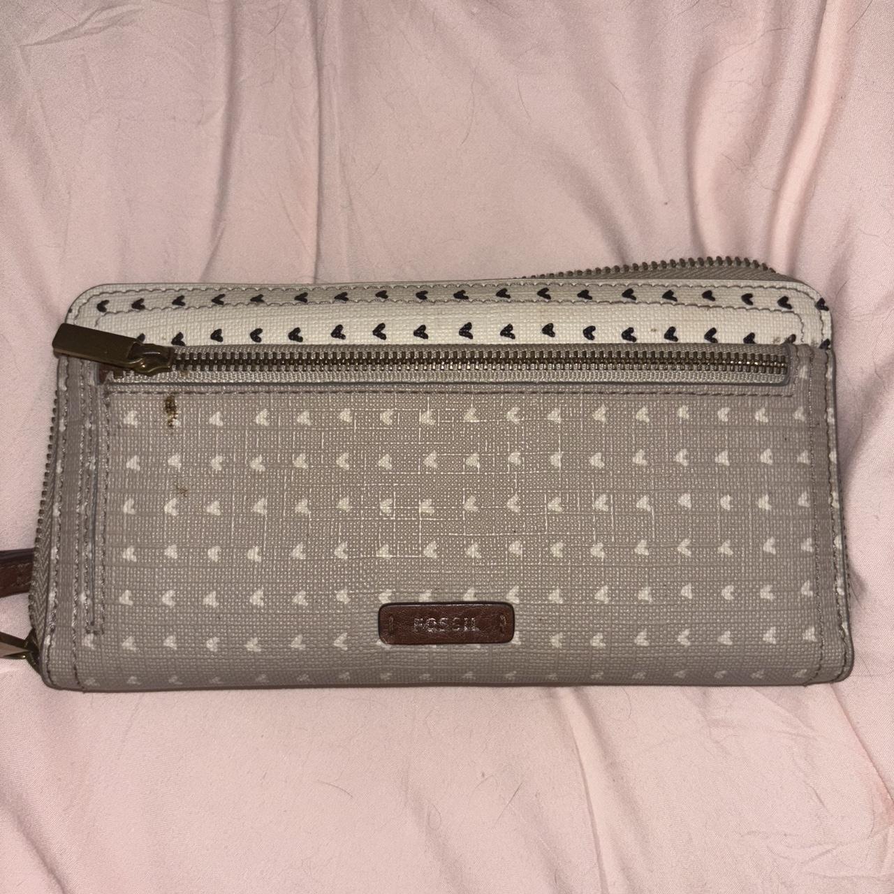 Fossil Women's Wallets - Cream/Grey – Fossil Wall… - image 1