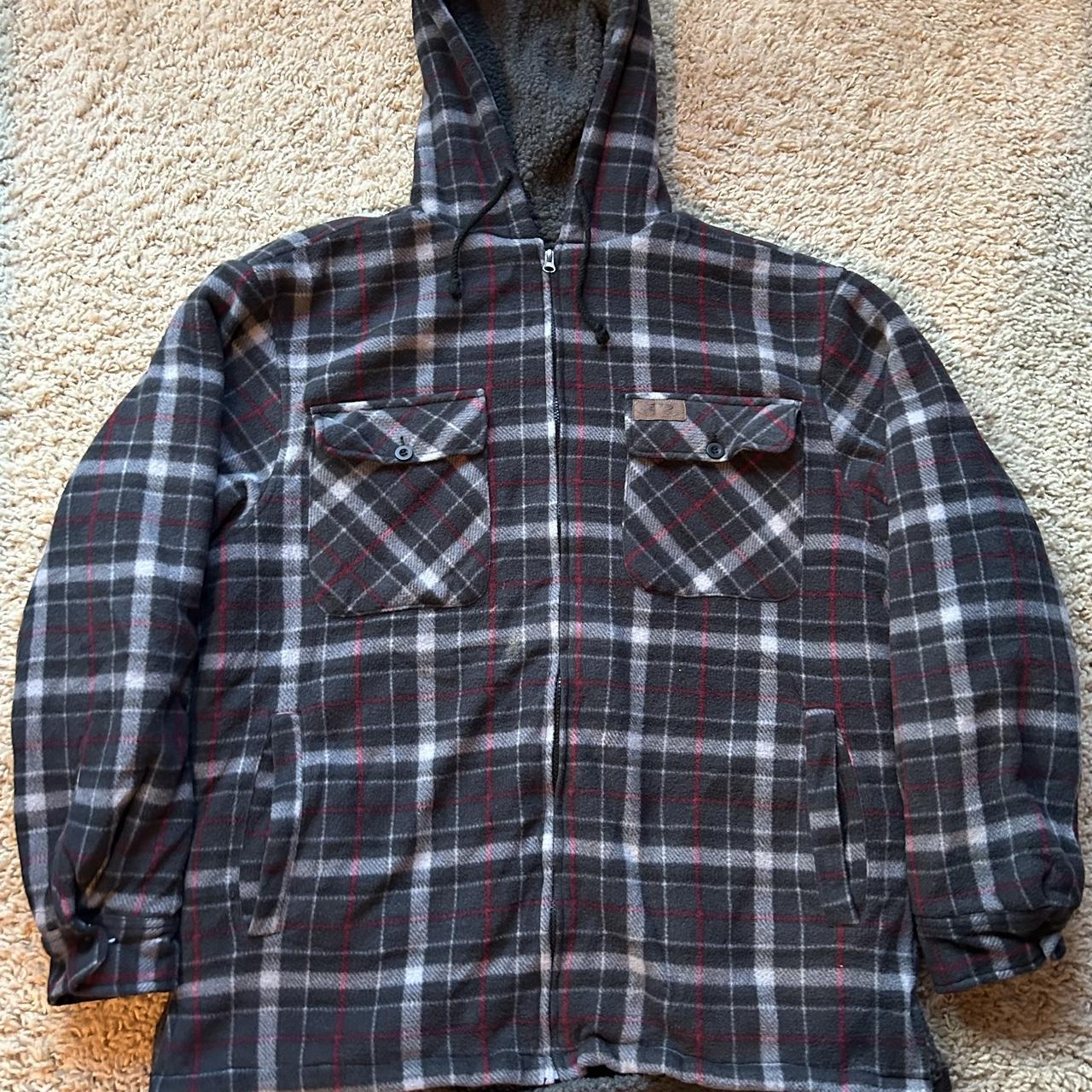 Stillwater supply outlet co flannel hoodie