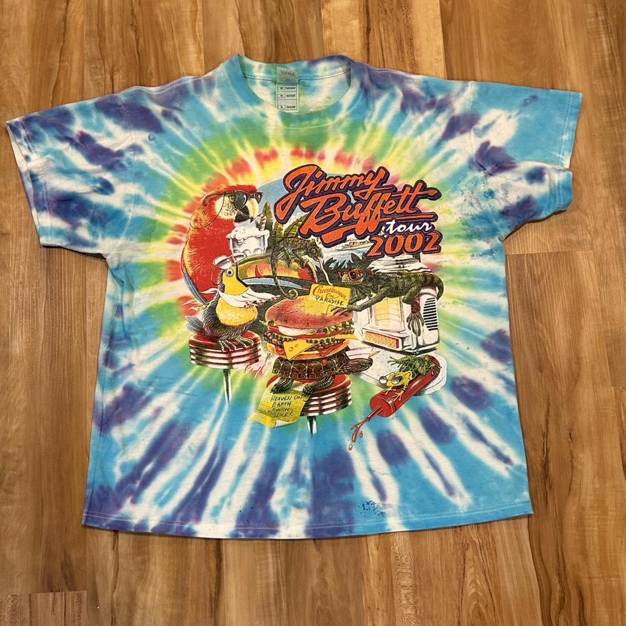 *RARE* 2002 Jimmy Buffet tour tee Size: (XL) (22.5W... - Depop