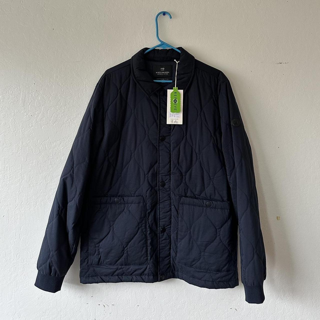 Scotch & Soda Men's Navy Jacket | Depop