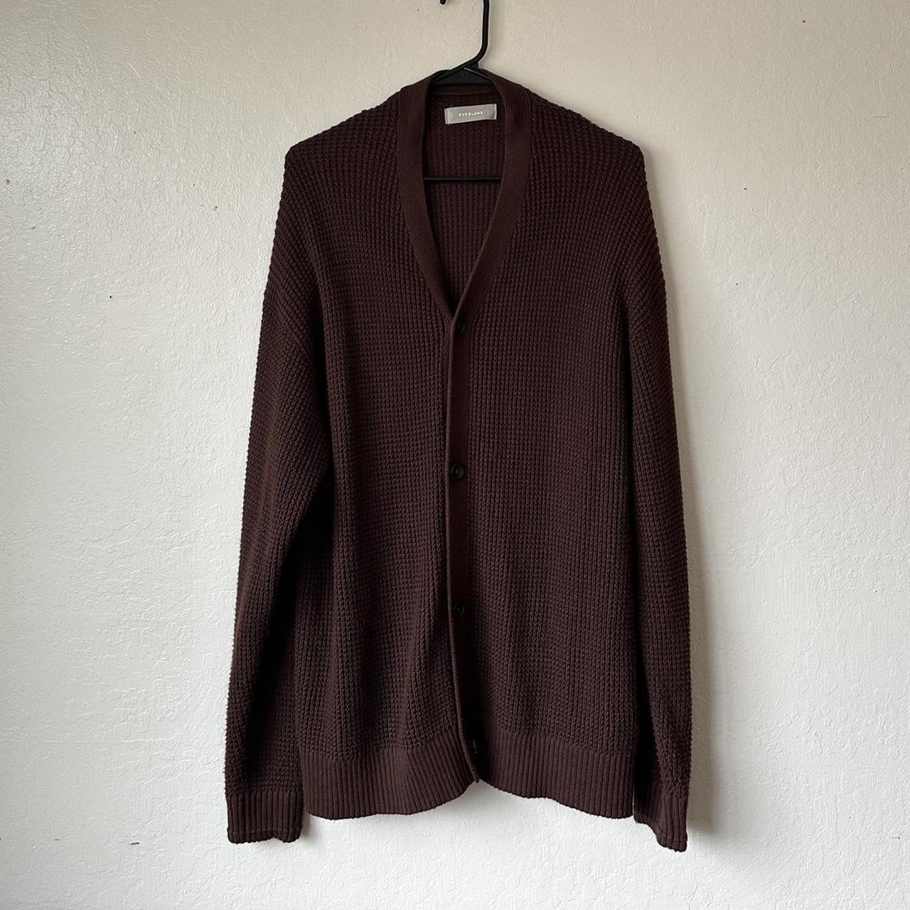 Everlane Men's Brown Cardigan Depop