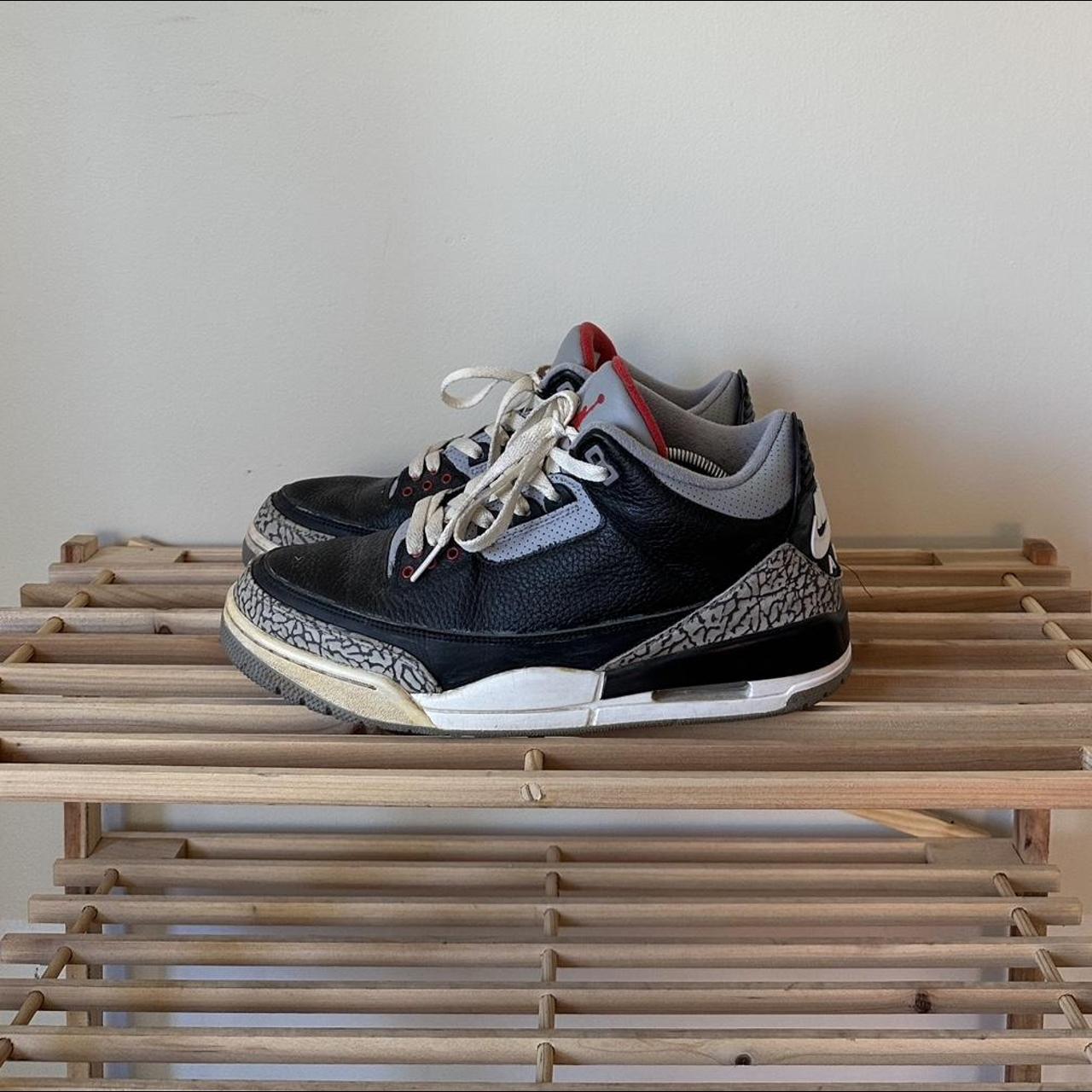 air jordan black cement iii size is 11 2018. Depop