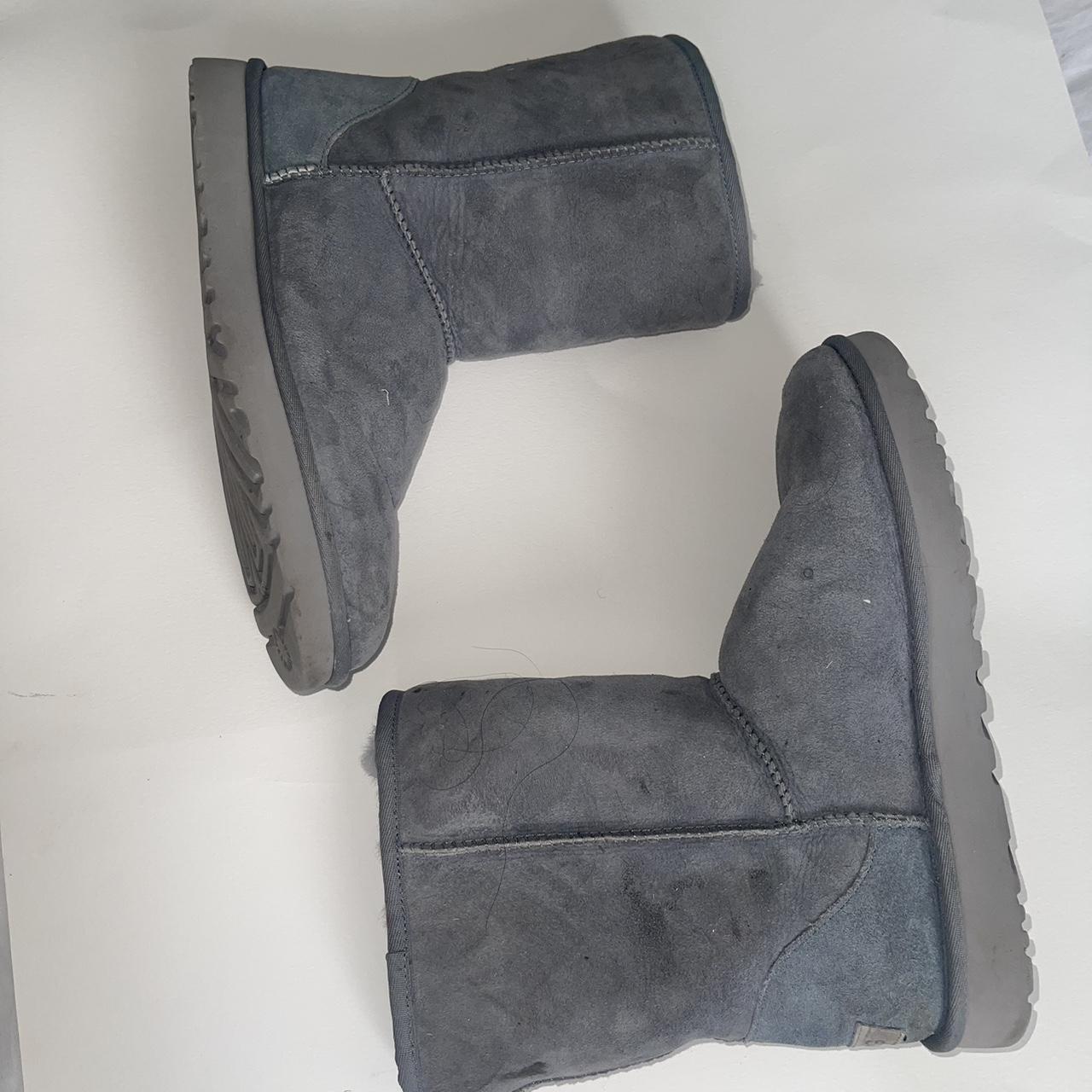 GREY CLASSIC UGG BOOTS Can be folded into short... - Depop