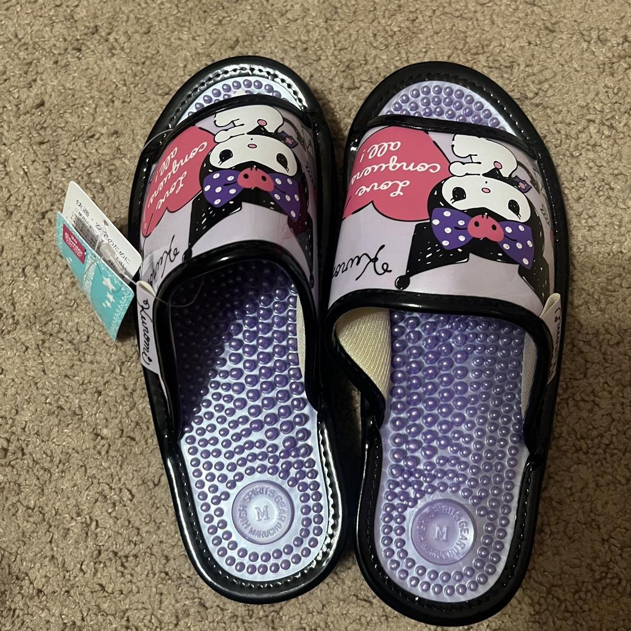 Sanrio Kuromi slides! It’s size M but is like a US... - Depop