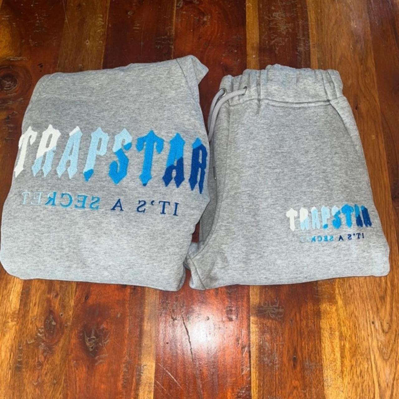 Trapstar Ice Blue Tracksuit Size M in perfect... Depop