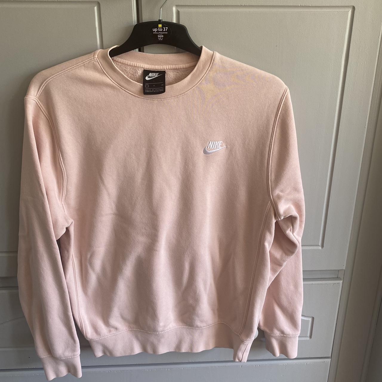 light pink womens nike sweatshirt