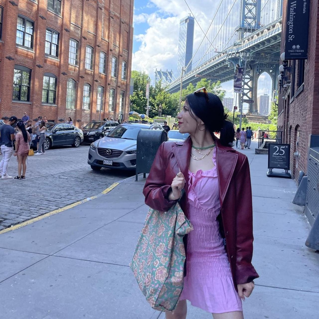 Zara Pink Short Dress Depop