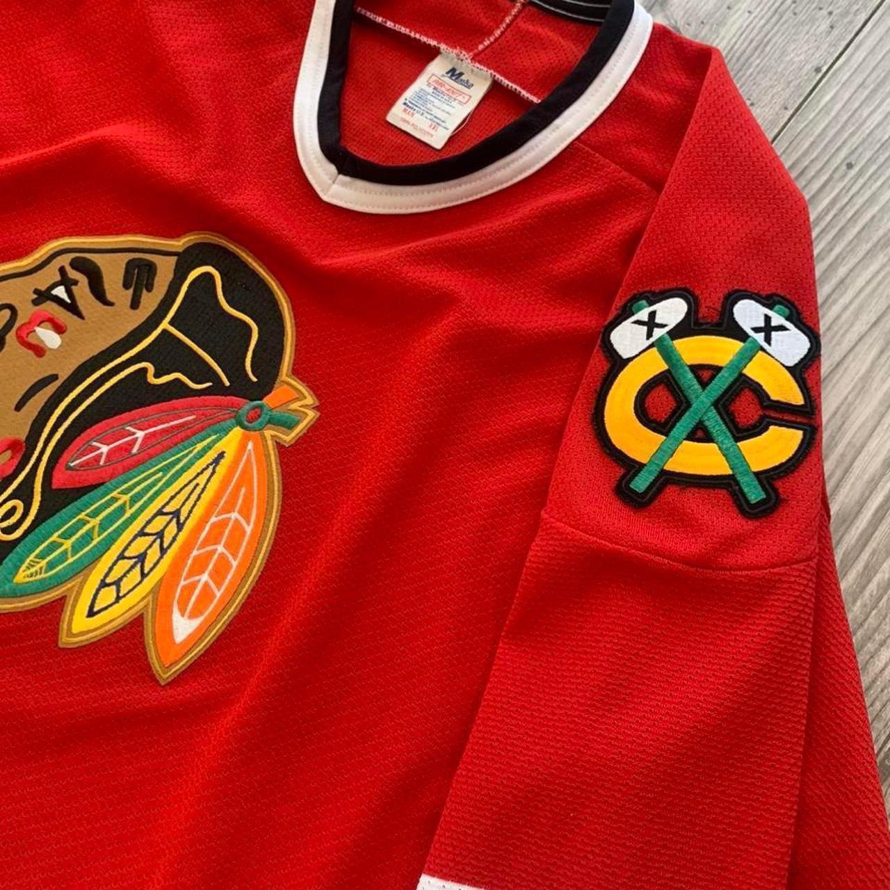 Chicago blackhawks jersey Winter classic throwback - Depop