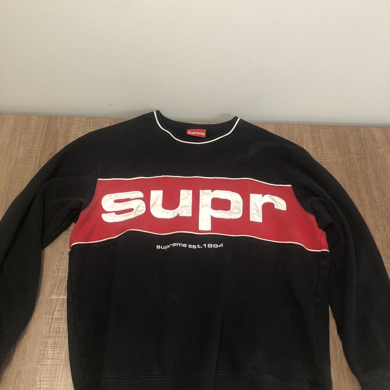 supreme piping crewneck 2019AW-