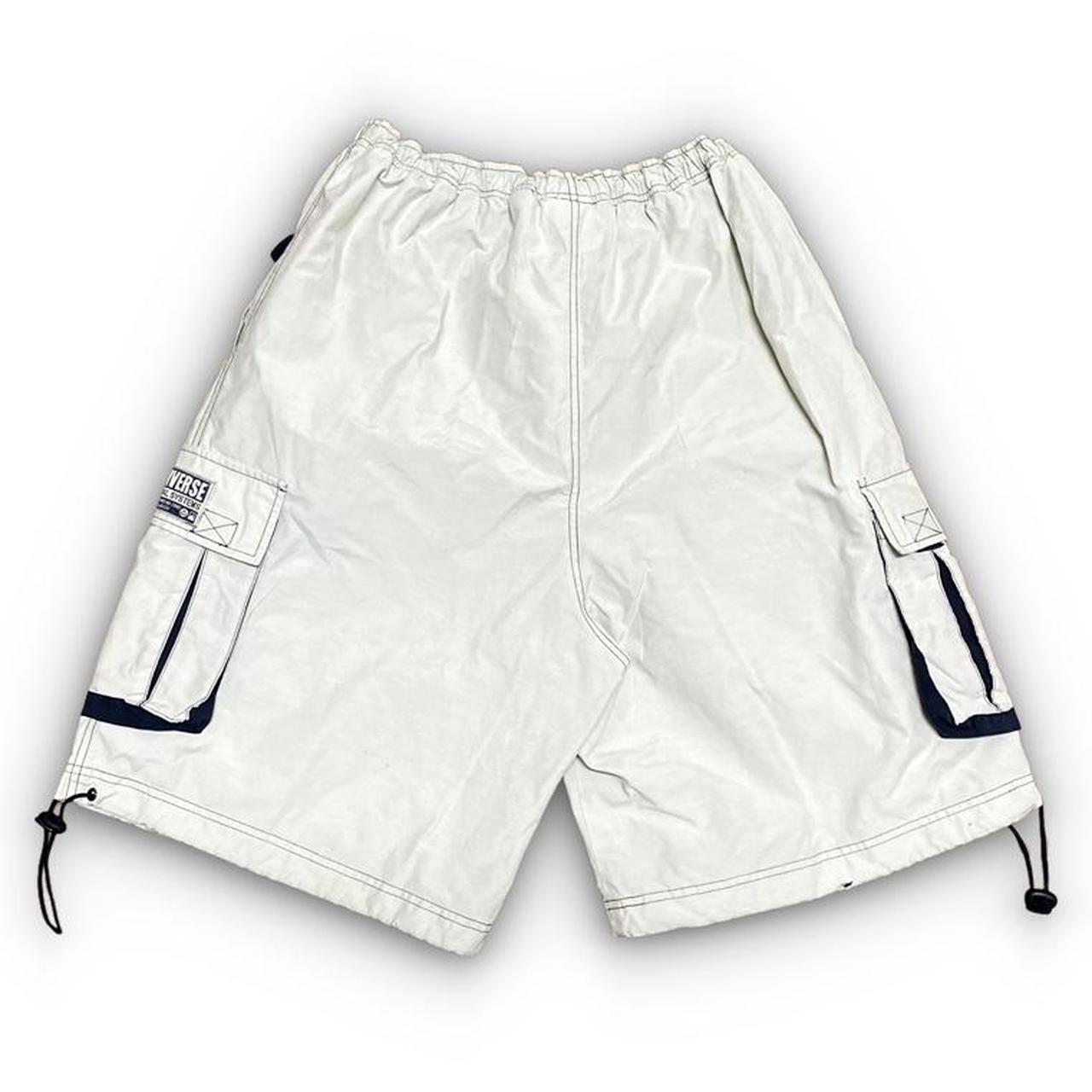 Converse Men's Grey and Navy Shorts (3)