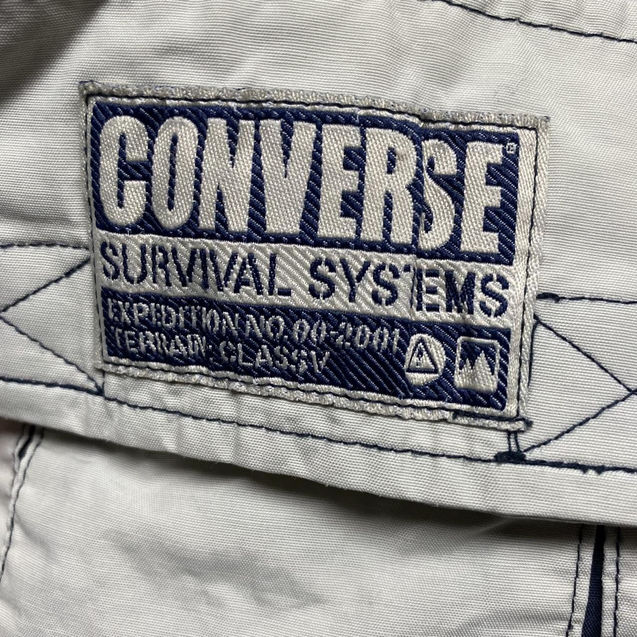 Converse Men's Grey and Navy Shorts (4)