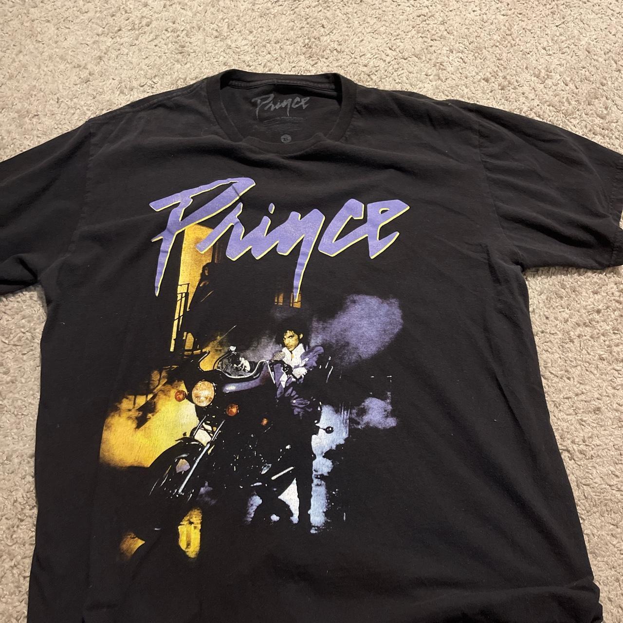 Prince Men's Black T-shirt | Depop