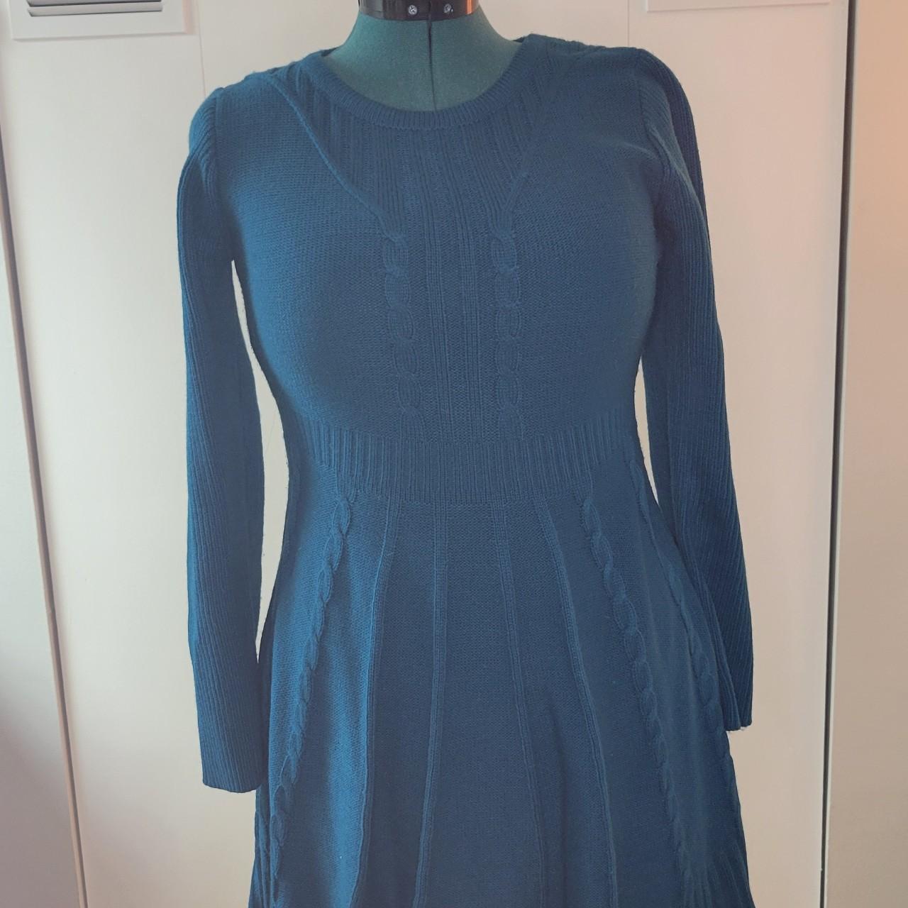 Teal sweater dress from Amazon. Only worn once. Size... - Depop