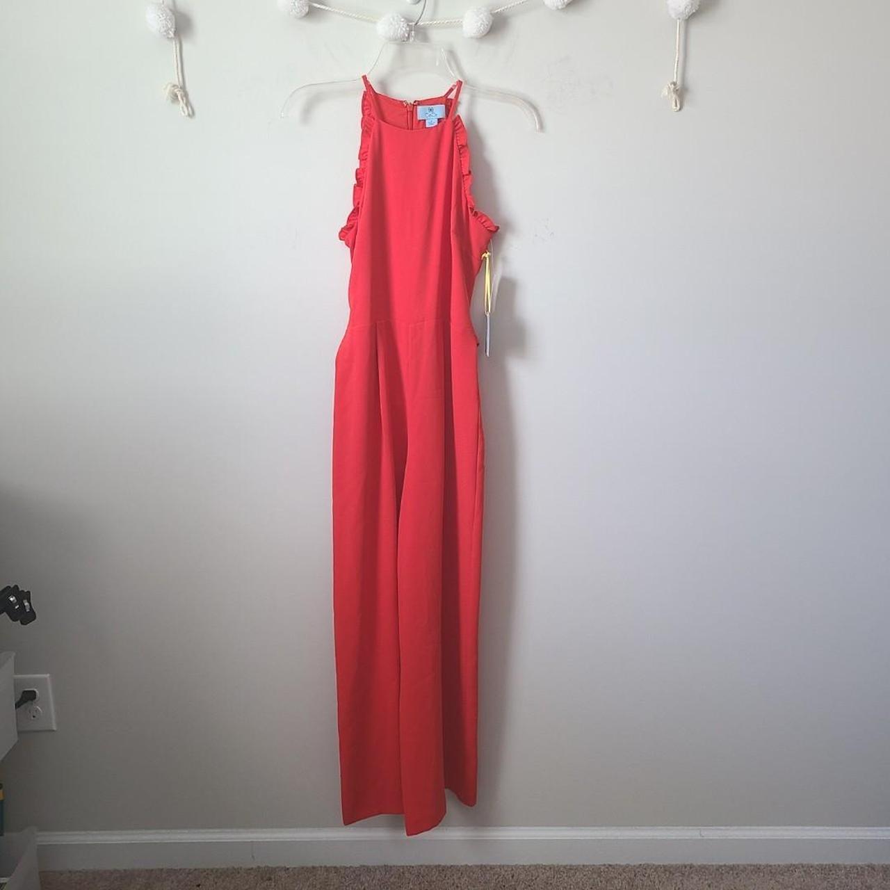 Cece store red jumpsuit