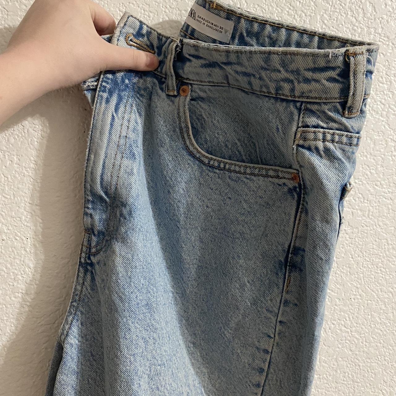 ZARA MOM JEANS!! so cute, size 10 but fit really... Depop