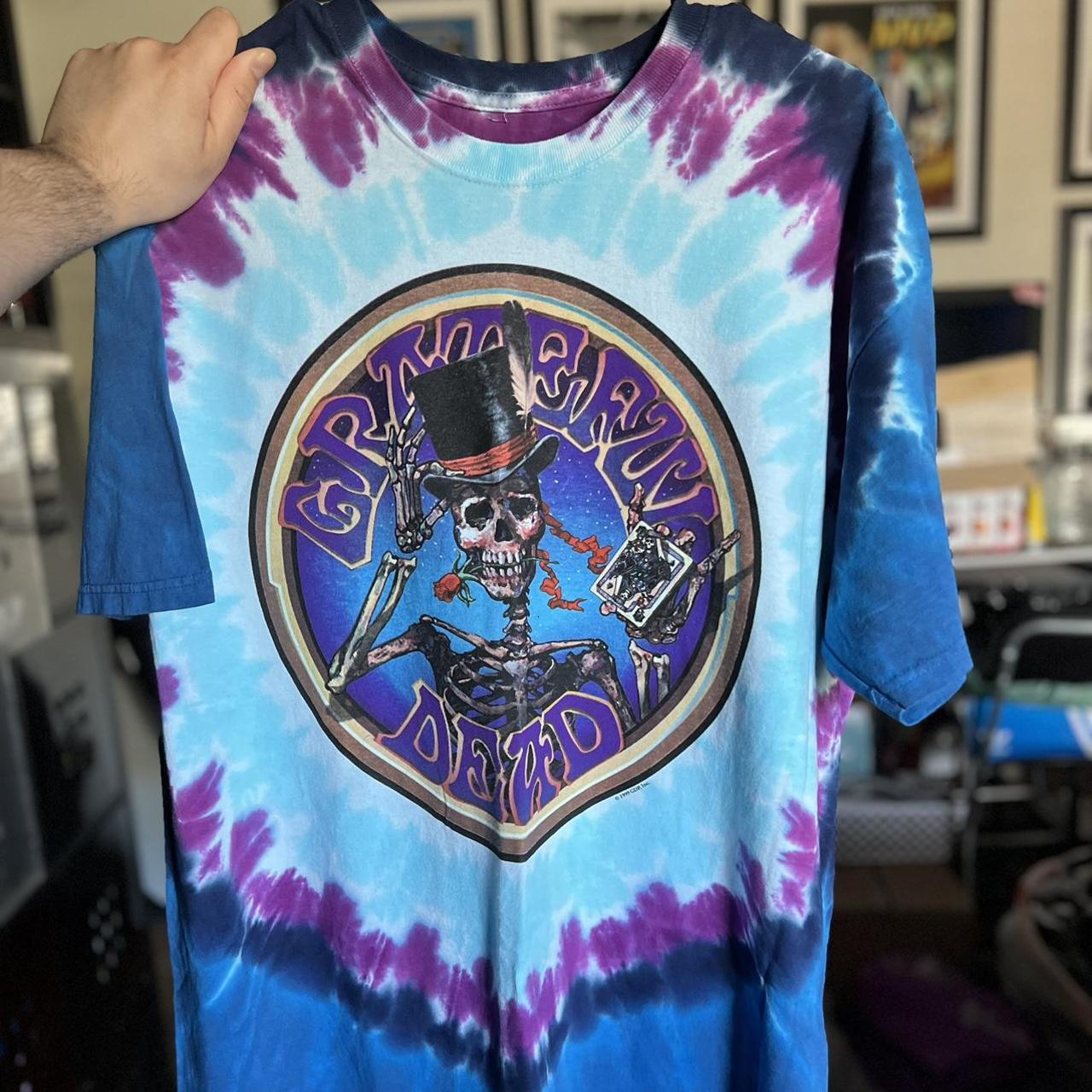 liquid blue Men’s multi T-shirt | Depop