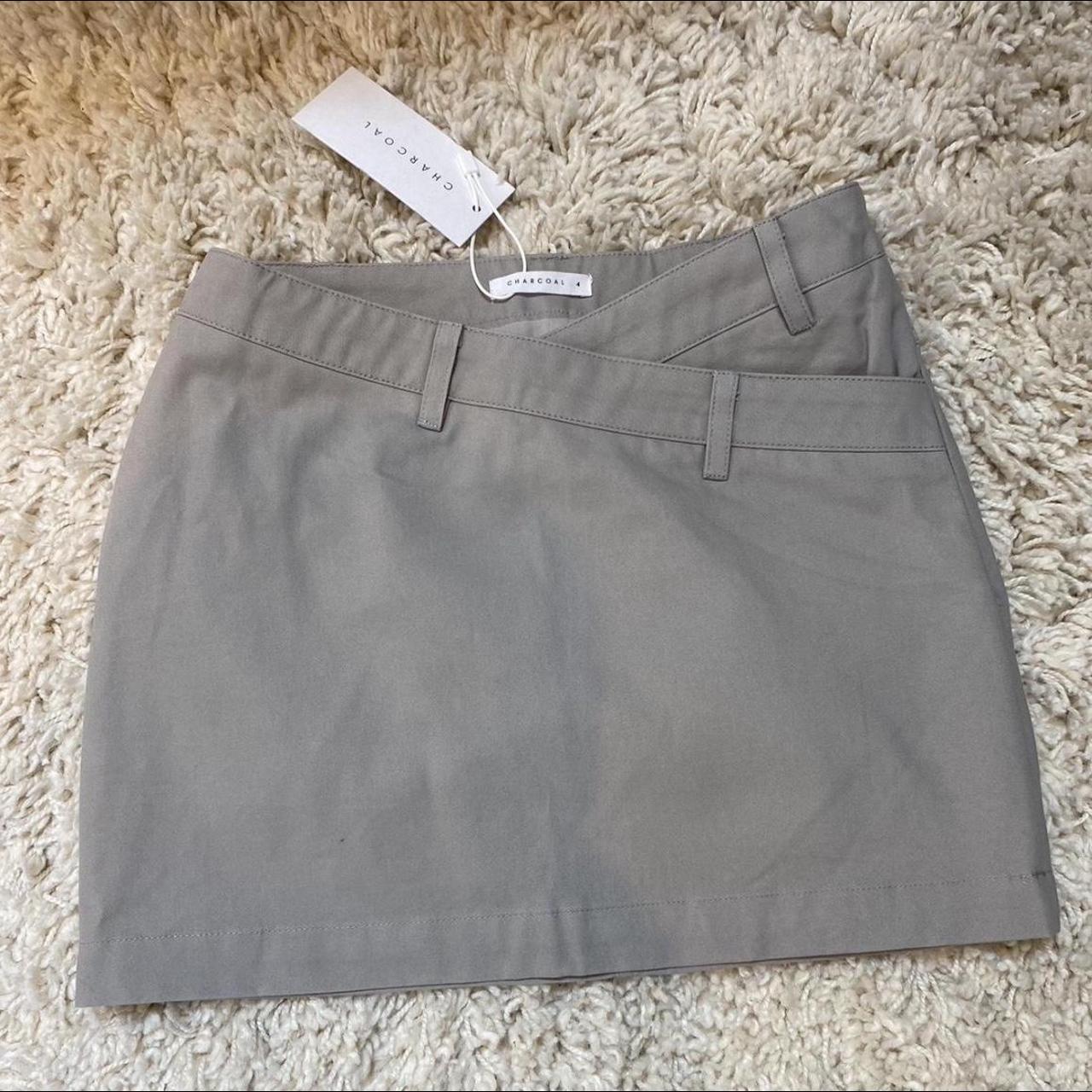 Tiger Mist Women's Grey Skirt Depop