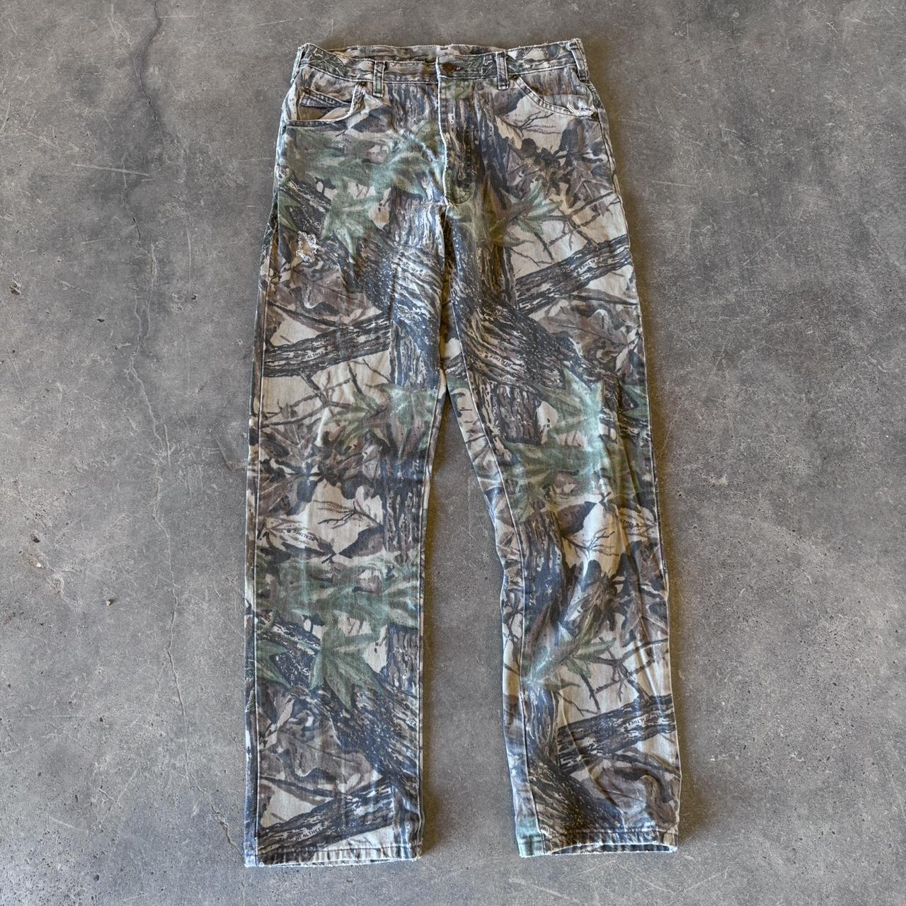 Crazy vintage made in USA real tree camo pants 34x34 - Depop